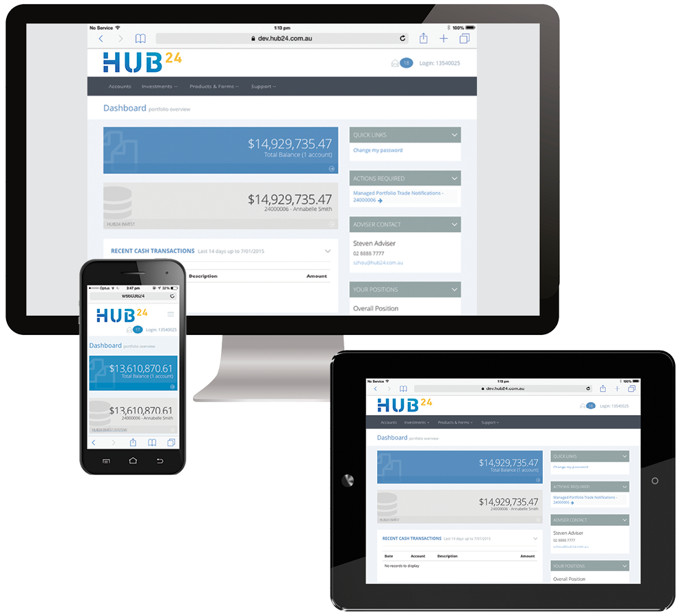 Investor solutions HUB24