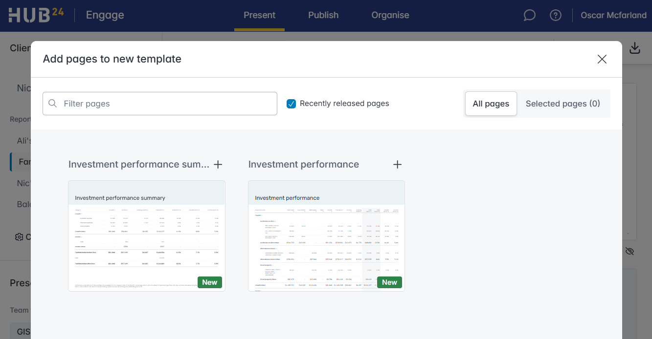 ADD PAGES TO YOUR TEMPLATES IN ENGAGE