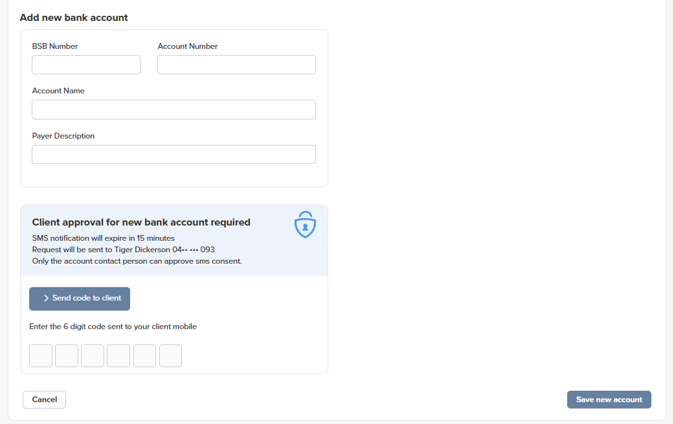 ADDING LINKED BANK ACCOUNT DETAILS CAN NOW BE SELF-SERVICED FOR IDPS ...